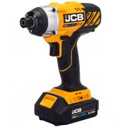 JCB 18V Cordless  Combi Drill and Impact Driver with 2 x 2Ah Li-ion Batteries and 20" Kit Bag - 21-18TPK-2-BG